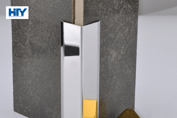 Hình ảnh thi công NẸP INOX V25