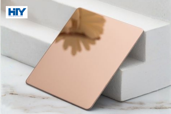 Tấm inox gương vàng hồng là gì?