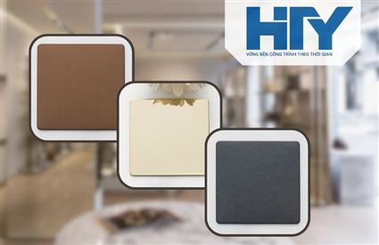 Tấm inox màu của HTY – Đẹp ở màu sắc, bền ở chất liệu, sang trong từng chi tiết